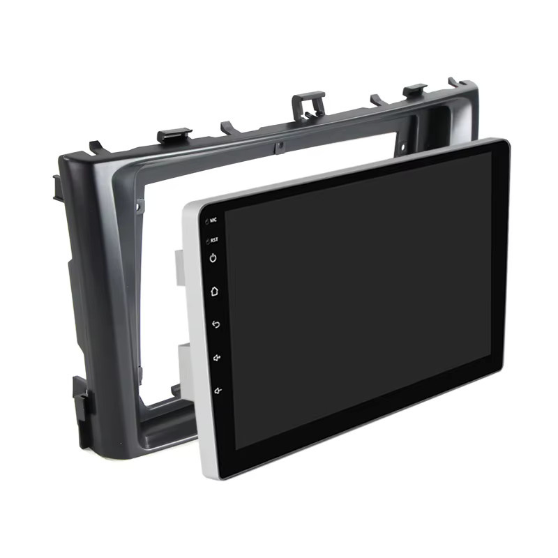 Mekede Autoradio Mittelkonsole Matching Panel Kit mit Kabelbaum und Trim Adapter für Toyota Avensis 2006-2011 - Bild 4