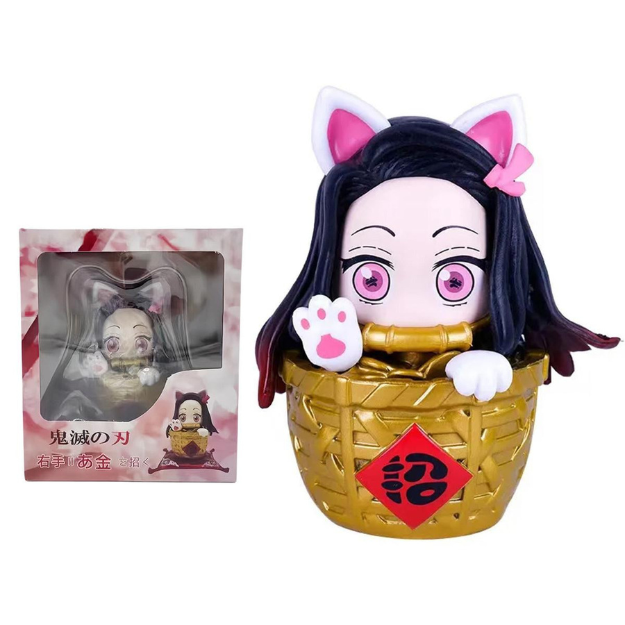 MIFEN Demon Slayer Kamado Nezuko Figur Glückskatze Actionfigur - Bild 4