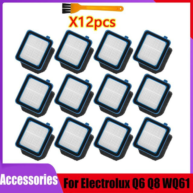 Waschbarer HEPA-Ersatzfilter in Blau für Electrolux Staubsauger Modelle Q6-8 WQ61 WQ71 WQ81 - Bild 1