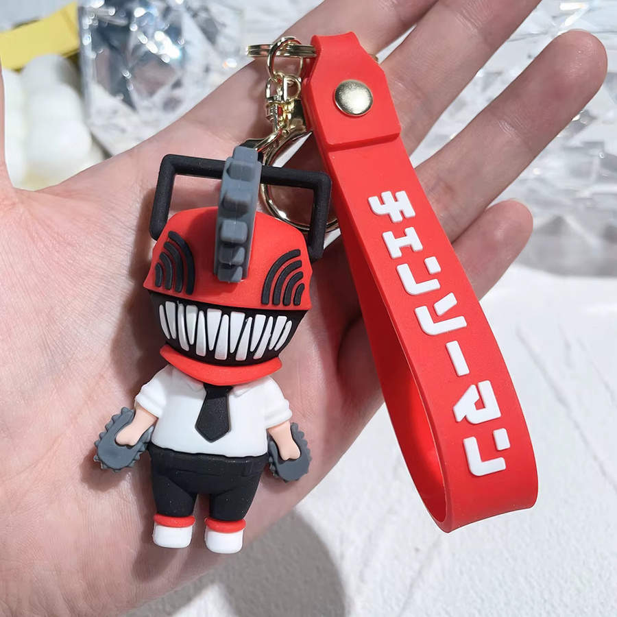 Bandai Kettensägenmann Pochita Schlüsselanhänger, Puppe, Unisex - Bild 2