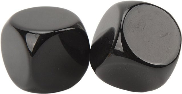 Igeteck Würfelset, Schwarz, 6-teiliges Set - Bild 1