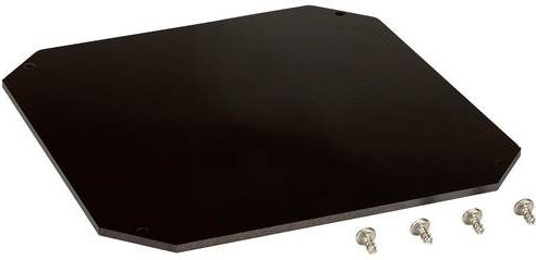 Fibox MPX ARCA 5050 Montageplatte aus Hartfaserpapier in Schwarz, B: 45 cm, T: 45 cm - Bild 1
