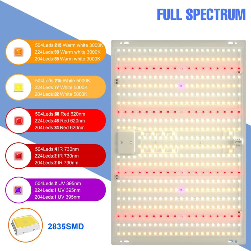 CanLing 350W Vollspektrum LED-Wachstumslampe Quantum-Board für Hydrokultur und die Kultivierung von Gemüse und Obst - Bild 2