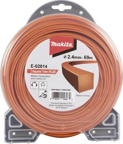 Makita Ersatzfaden Mähfaden 4-Kant 2,4 mm x 69 m - Bild 1
