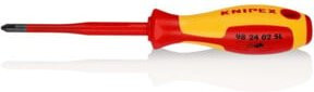Knipex Phillips Slim VDE Kreuzschlitz-Schraubendreher PH 2, Farbe: Rot - Bild 2