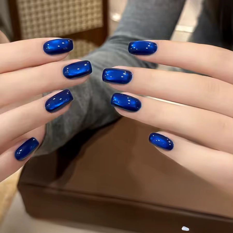 MIANEL Nagellack Gel, Blau, Katzenaugen-Nail Art - Bild 3