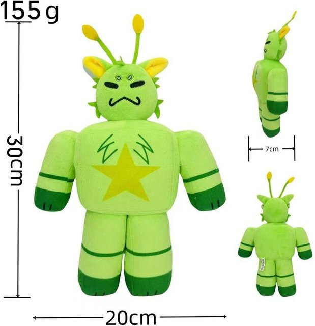 Yiran toy Regretevator Gnarpy Grüne Katze, Plüschtier, Grün, Weiß, ab 14 Jahren - Bild 1