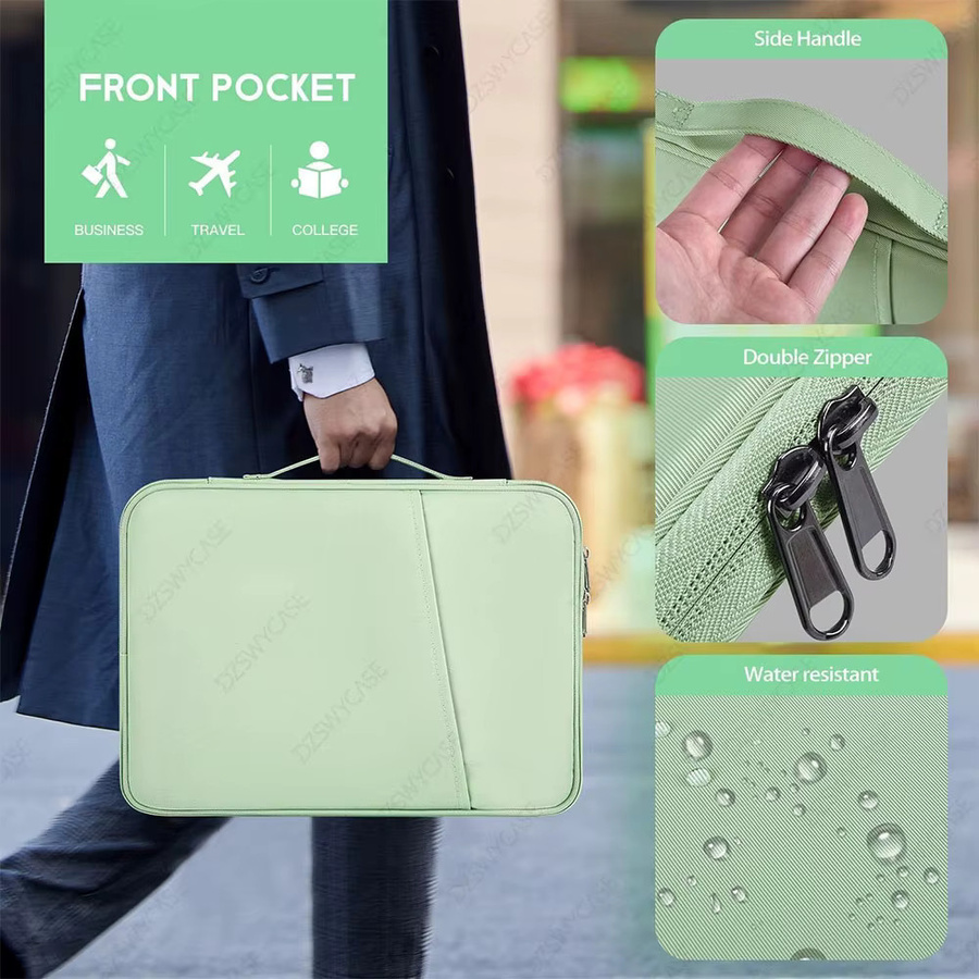DZSWYCASE Tablet-Schutzhülle für iPad, Samsung, Xiaomi und Lenovo, gepolsterte wasserdichte Tasche mit Fach, Blau - Bild 4