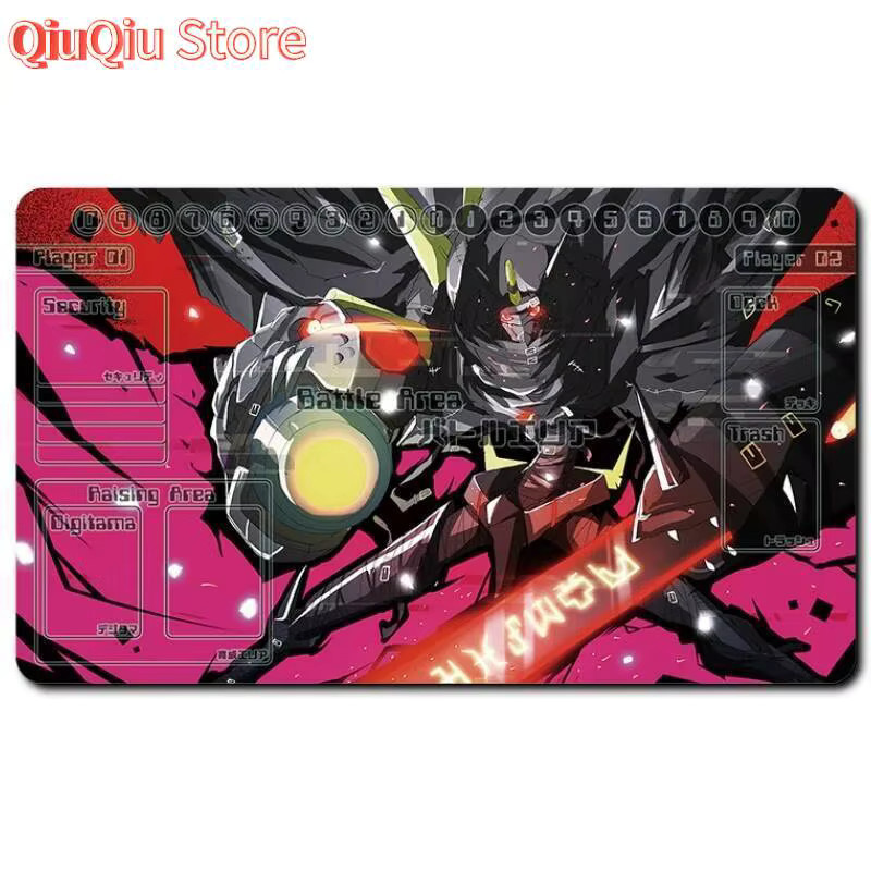 Bandai Digimon Adventure Card Pad Omegamon Zwart X-Antibody, Battle Mat, Gummi, Bunt / Mehrfarbig - Bild 2