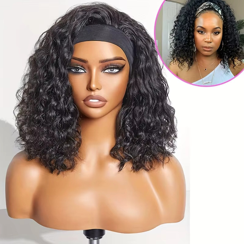 FIUMER Haarband-Perücke aus Echthaar, gelockt, Body Wave, Damen - Bild 7