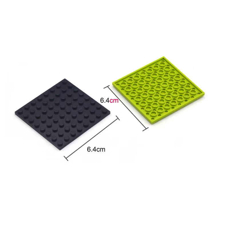 APAN SAPIO DIY Bausteine dünne Figuren Ziegel, 10-teiliges Set, Bunt / Mehrfarbig - Bild 2