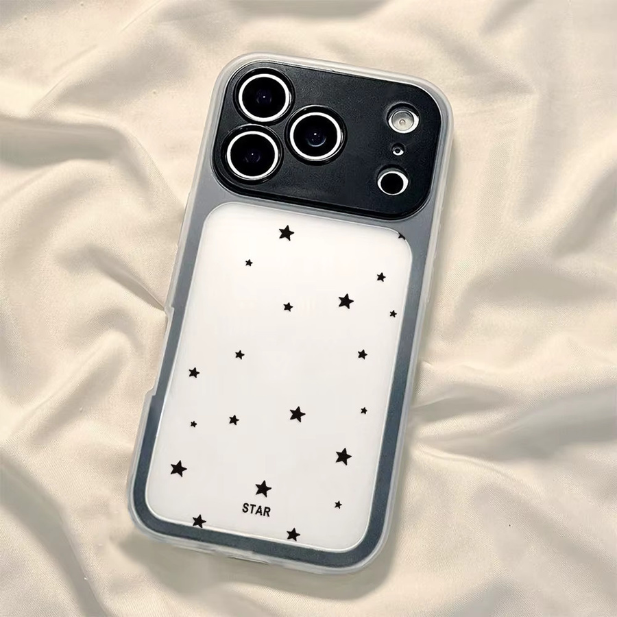 AKABEILA Handyhülle im INS Star Design für iPhone 17 Pro Max, 16, 15, 14, 13 – Schützende Hartschalen-Hülle aus PC - Bild 5