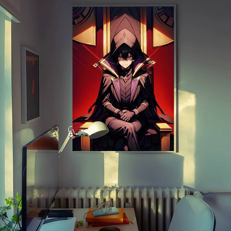 The Eminence In Shadow Anime-Poster als wasserfester Papieraufkleber zur Wanddekoration - Bild 2