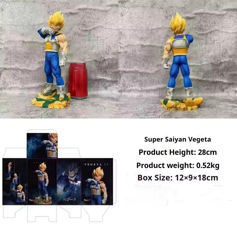 Bandai Dragon Ball Super Saiyan Vegeta Gk Figur, Sammlermodell, 28 cm - Bild 2