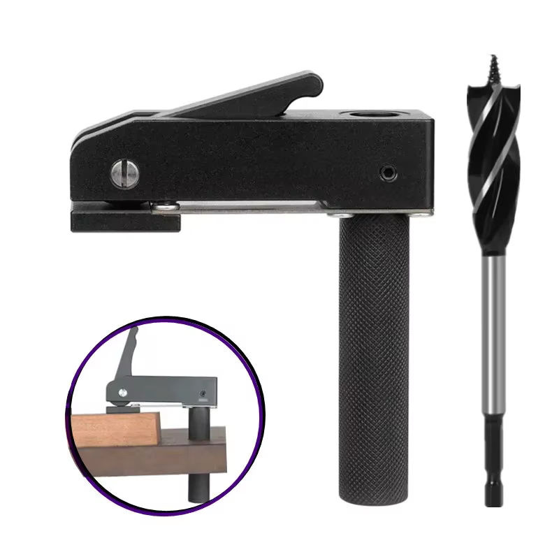 GDART Schnellspanner Desktop-Clip für Werkbänke mit 19 mm Lochung, Schwarz - Bild 7