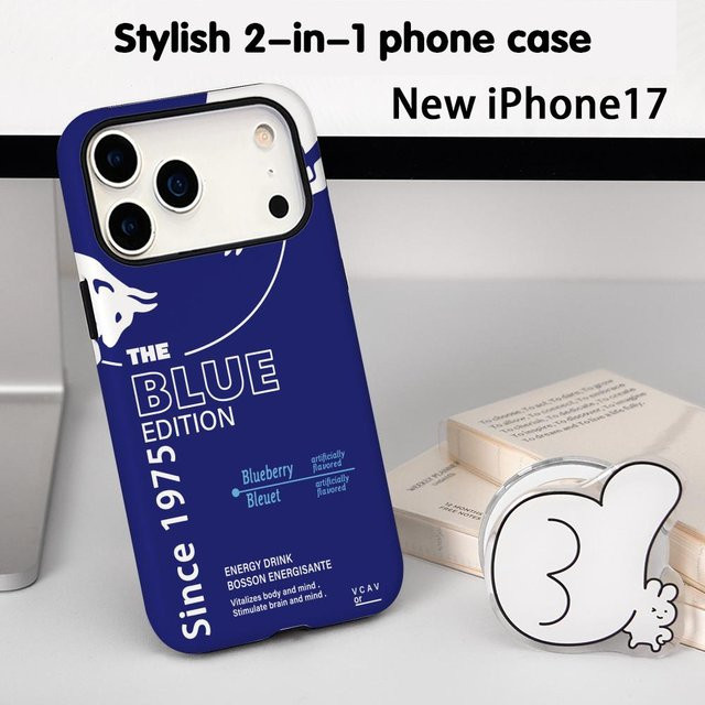 Creative Bull Handyhülle Winter Drink Design für iPhone 17 16 15 14 13 12 Pro Max Plus XS in Weiß - Bild 1