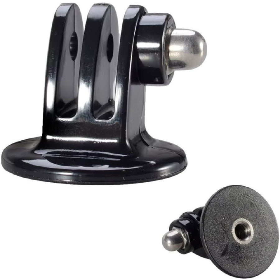 6er Set Stativ Halter Fall Mount Adapter für GoPro Hero 12 11 10 9 8 7 6 5 4 MAX Session und Action Cameras in Schwarz - Bild 3