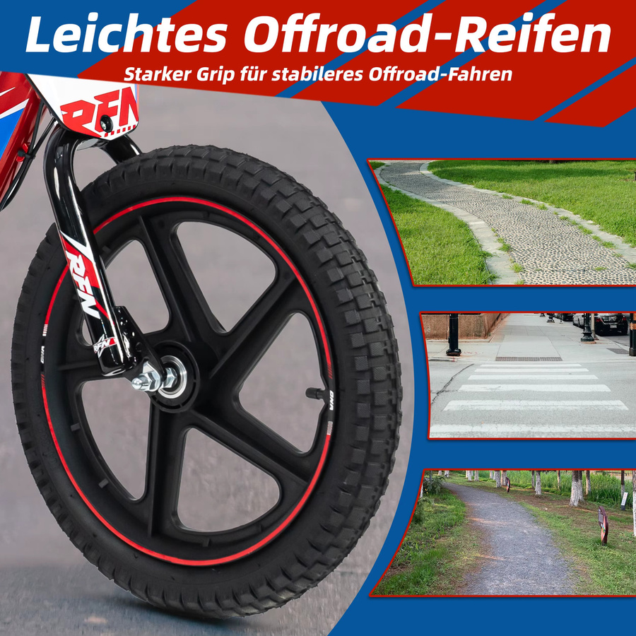 Vankel Kinder Elektro-Dirtbike, Rennmotorrad, ab 4 Jahre - Bild 4