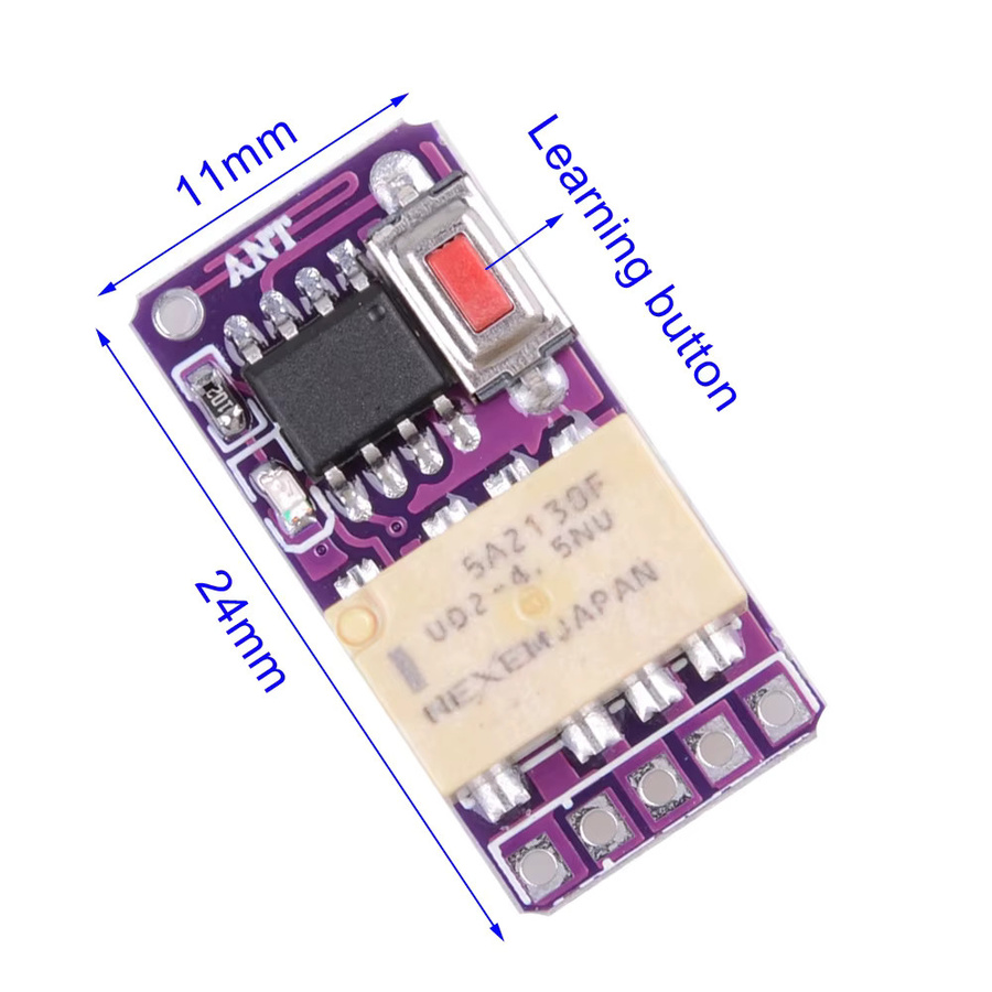 CENTURY AOKE Mini-Relaiskontakt RF Wireless Momentary Mode Switch mit 433 MHz und Wi-Fi Unterstützung - Bild 2