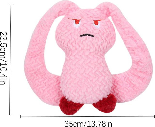 Var Vogue Hund Beißspielzeug Hasen Design, Plüsch, rosa - Bild 1
