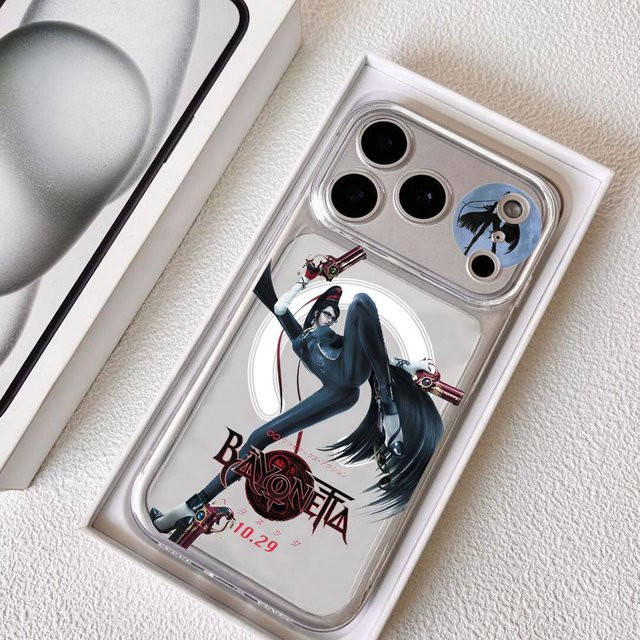Game B-BayonettaS 3 Magnetische Kristallklare Stoßfeste Handyhülle für Apple iPhone 17 16 15 14 13 12 Pro Max Plus Transparent - Bild 1