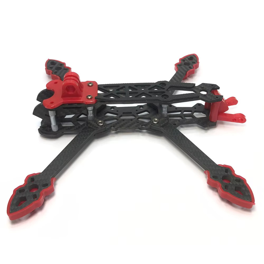 YSIDO Mark4 5-Zoll FPV Carbonfaser-Rahmen für Freestyle und Langstrecke, Schwarz, Radstand: 225 mm - Bild 3