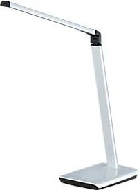 LED Tischleuchte Fischer & Honsel Bright in Silber, 9 W, verstellbar und dimmbar, Metall, B: 16 cm, T: 20 cm, H: 79 cm - Bild 1
