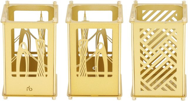 OutsideWorld Stifthalter aus Metall in Gold und Beige - Bild 1