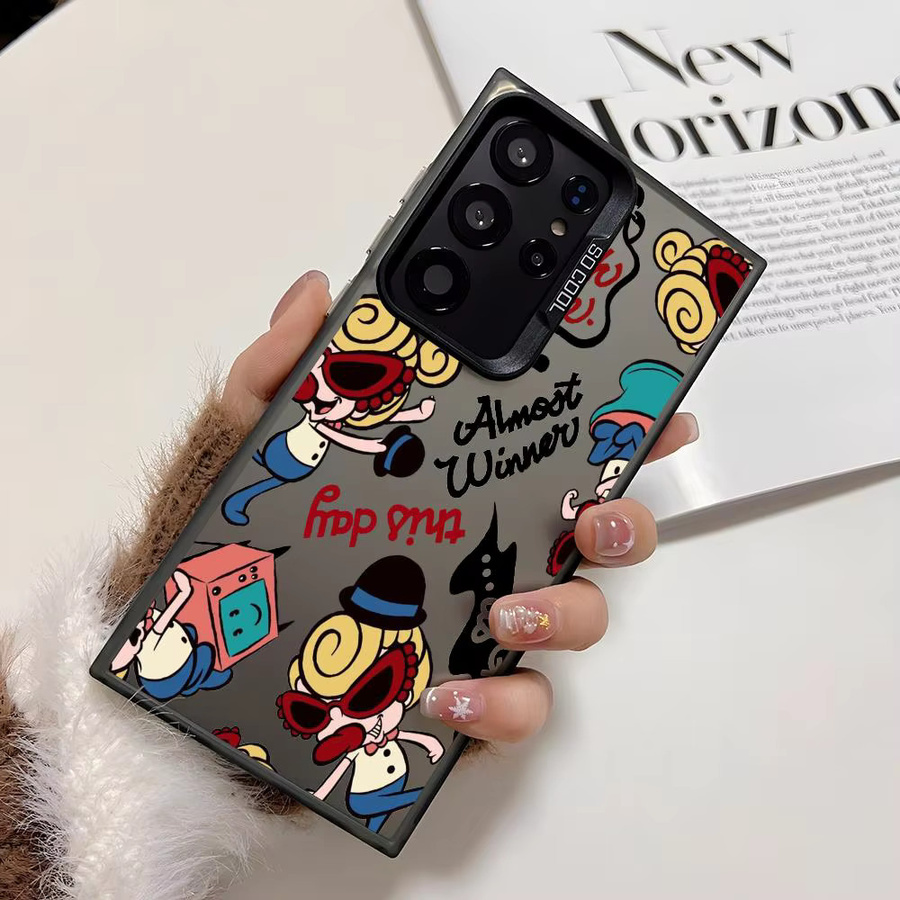 Glänzende Cartoon H-Hysteric TPU Schutzhülle für Samsung Galaxy S25 S24 S23 S22 S21 Ultra Plus 5G in Multicolour - Bild 3
