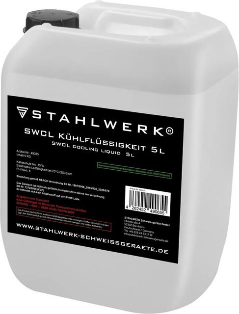STAHLWERK SWCL Kühlflüssigkeit 5, Kühlmittel im Kanister, 5 l, Leitfähigkeit 25 µS/cm, bis -15°C - Bild 1