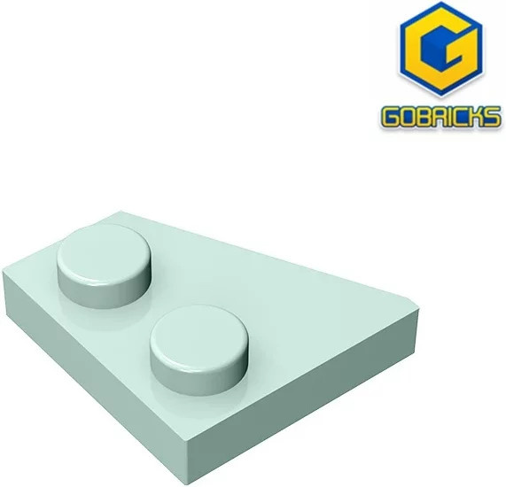CGobricks GDS-560 Keil, Platte 2 x 2 rechts, Bausteine, Grün - Bild 1