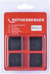 Rothenberger SC Schneidbacken NPT 2 Zoll 4er-Set in Schwarz aus Stahl - Bild 1