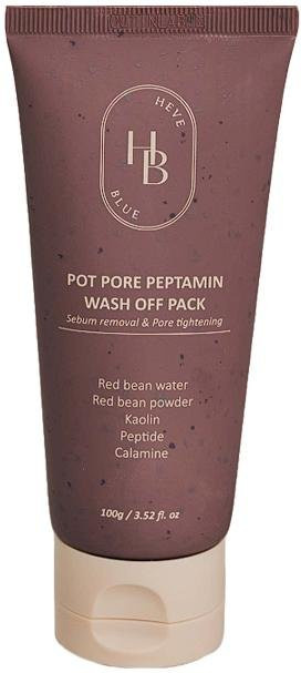 HEVE BLUE Pot Pore Peptamin Gesichtscreme mit Peptiden, 100g, Unisex - Bild 1