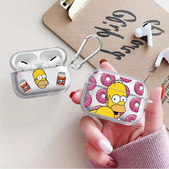 Transparente Kopfhörerhülle für AirPods Pro 1, 2 und 3 von The S-Simpsons - Bild 1