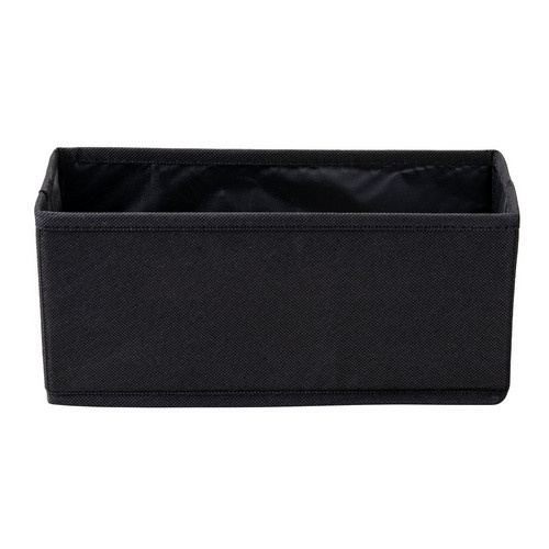 Fackelmann Aufbewahrungskorb FM Körbchen aus Textil, faltbar, Schwarz, H: 28,0 cm, B: 13,0 cm, T: 12,0 cm - Bild 3