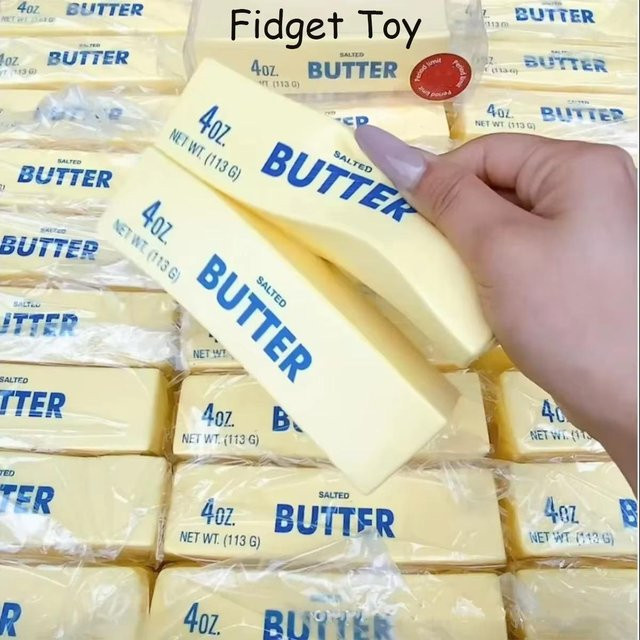Simulierte Butterkugel Squishy Spielzeuge, Super Langsamer Rückprall, Dekompression Fidget Spielzeug - Bild 1
