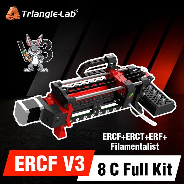 Trianglelab ERCF V3 8 Kanäle Komplettset mit MMB Board für Multicolour FDM Voron MMU 3D-Drucker - Bild 1