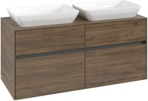 V&B Waschtischunterschrank Collaro für 2 Waschbecken in Arizona Oak, B/T/H: 120 x 54,8 x 50 cm - Bild 1