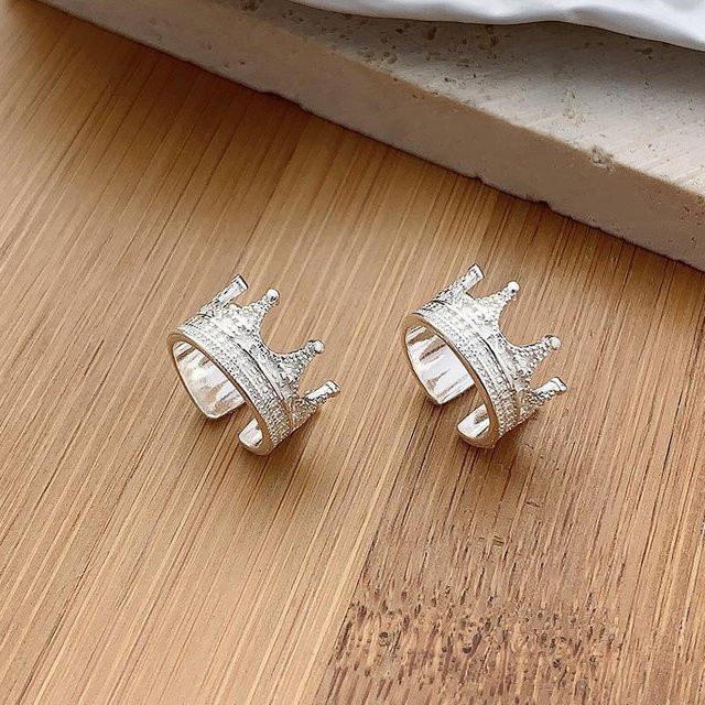 Lucky Star Jewelry Ohr Clip Krone, 925 Silber, Damen - Bild 1