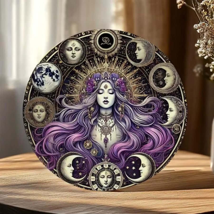 Gothic Hecate Metallschild für Witchcraft Home Decor, Wandmontage - Bild 3