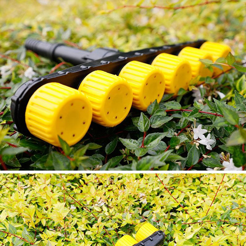 ZENTAURA Garten Sprinkler mit 5 Düsen und einstellbarem Durchfluss für die Bewässerung von Rasen und Gemüse, 1.5 Zoll, ABS - Bild 3
