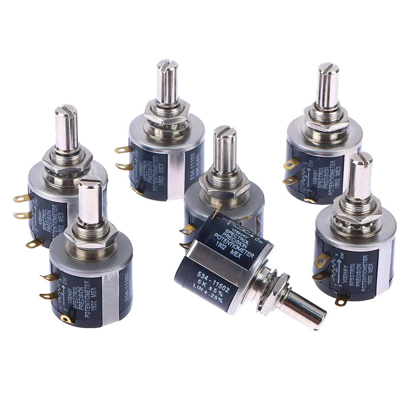 Spectorl Präzisions-Potentiometer Drahtgewickelt Silber KOQZM - Bild 2