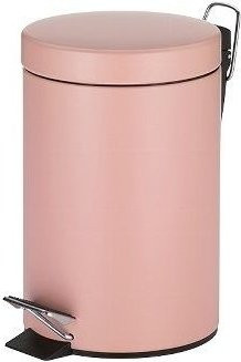 Kosmetikeimer MONACO von Kela in Pink aus Edelstahl und Metall mit Pedal - Bild 1