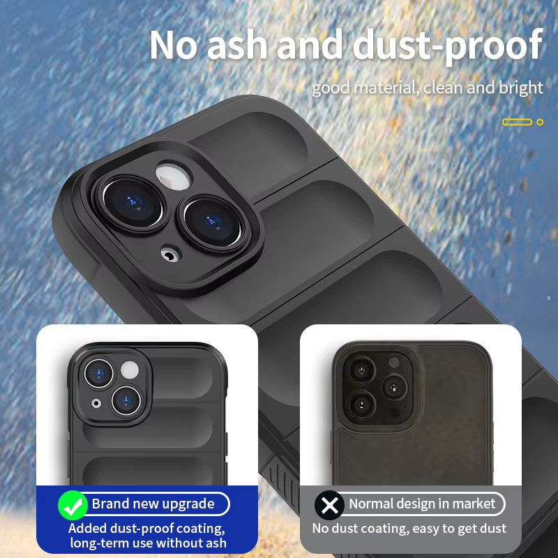 Stoßfeste Silikon Schutzhülle von Clucy für iPhone in Blau - Bild 4
