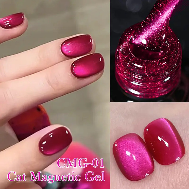 MISS SHAKA Magnetischer Nagellack Drachenfrucht-Katzenaugen-Gel, 10 ml - Bild 1