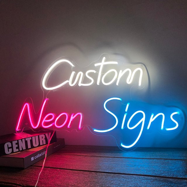 Personalisierbares ZHAOPAILAO Neon LED Licht Zeichen in Mehrfarbig für Hochzeit, Party, Geburtstag oder Wanddekoration - Bild 1