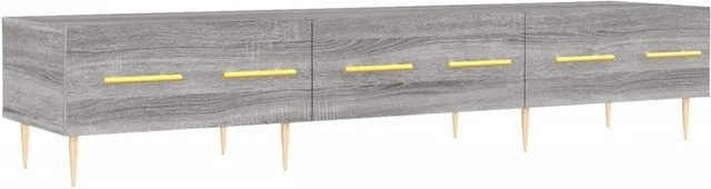 vidaXL TV-Schrank Grau Sonoma aus Holzwerkstoff und Eisen B/T/H: 150 x 36 x 30 cm - Bild 1
