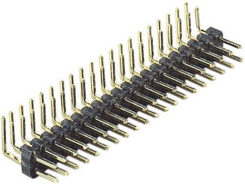 BKL Electronic Stiftleiste Standard in Schwarz mit 2 Reihen und je 20 Polzahlen - Bild 1
