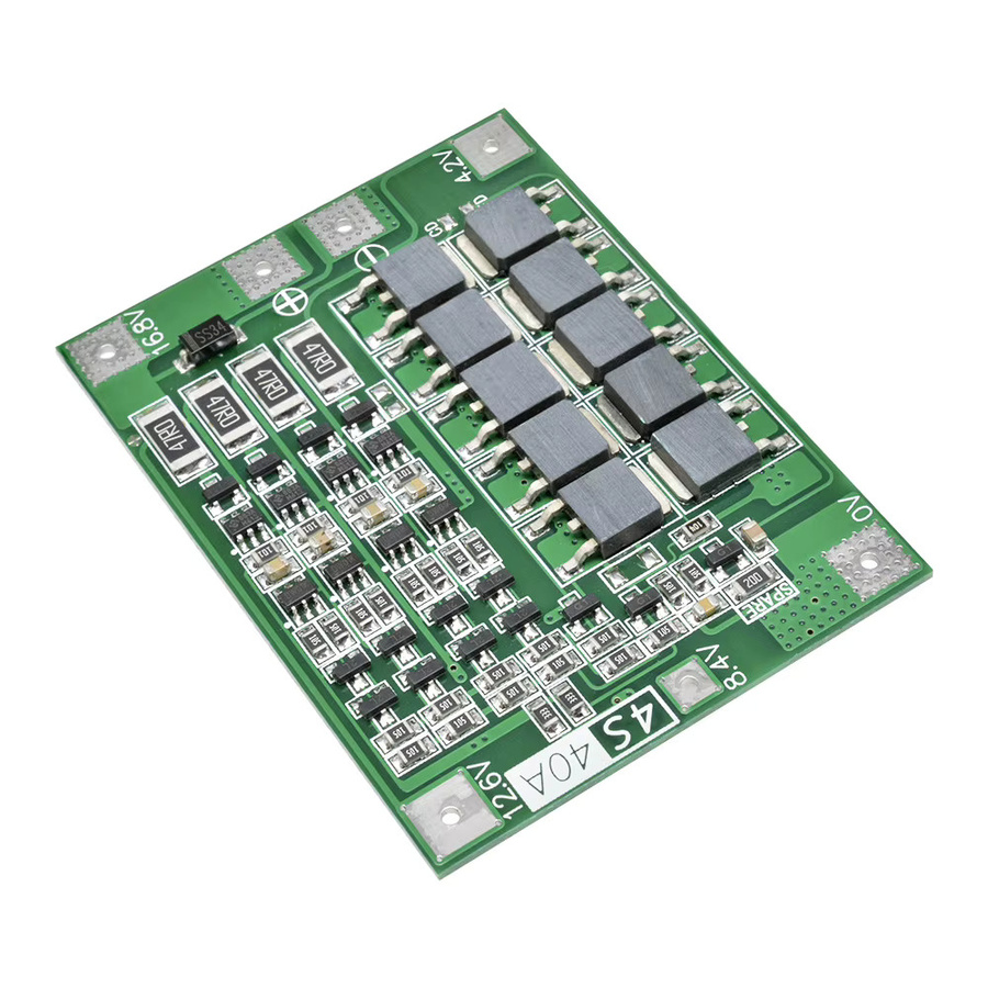 Aideepen 4S 40A 18650 Li-Ion Lithium Batterie Ladegerät PCB BMS Schutzmodul mit Balance in Grün - Bild 2