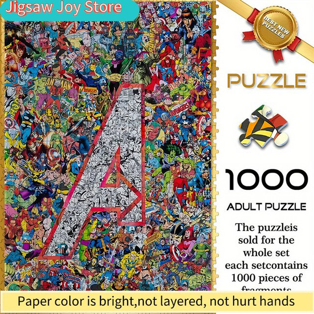 KAYOU Marvel Puzzle, Avengers-Helden-Collage-Muster, 500 Teile, ab 14 Jahre - Bild 1